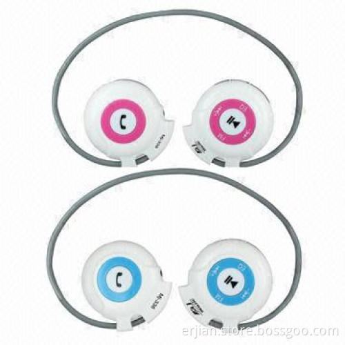 Professional Wireless Stereo Bluetooth Headset, MP3 Player with TF Card and FM Radio